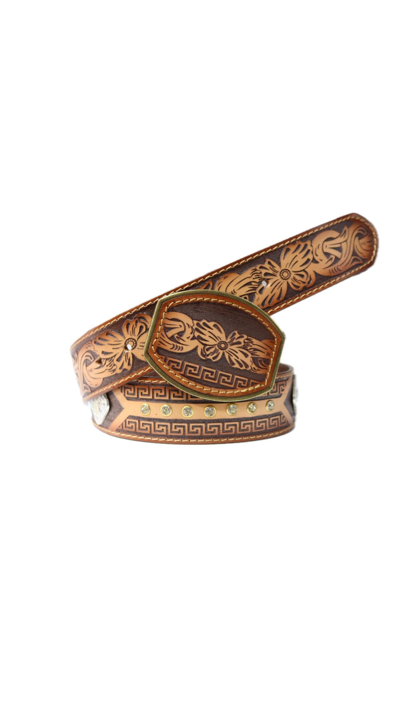 Cinturón Vaquero Estilo Amaderado