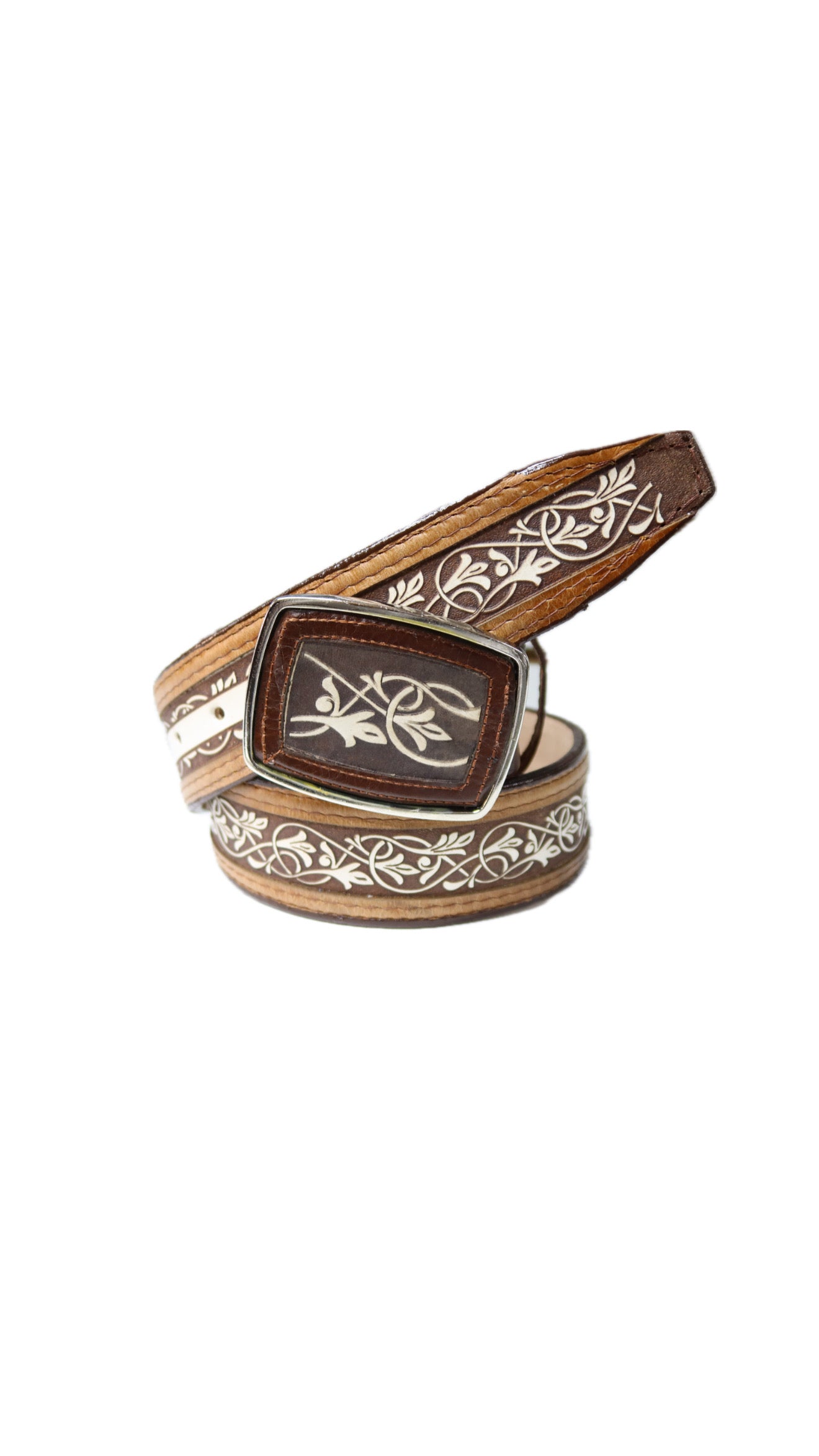 Cinturón Vaquero con Punta Cuadrada